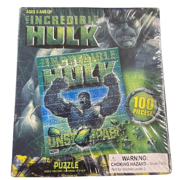The Incredible Hulk Unstoppable 100-Piece Puzzle For Ages 5 & Up - Picture 1 of 1